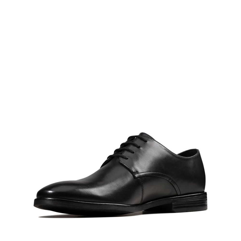 Clarks Stanford Walk Hombre En Chile Zapatos Derby Cuero Clarks Negras
